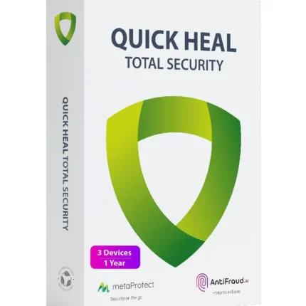 Quick Heal Total Security 3 Users 1 Year Quick Heal Authorized Partner Email Delivery