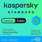 Kaspersky Standard 3 Users 3 Years | Windows, Mac, Android, iOS | Email Delivery