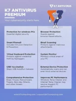 K7 Antivirus Premium 1 User 1 Year Email Delivery - Image 2