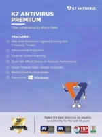 K7 Antivirus Premium 1 User 1 Year Email Delivery - Image 4