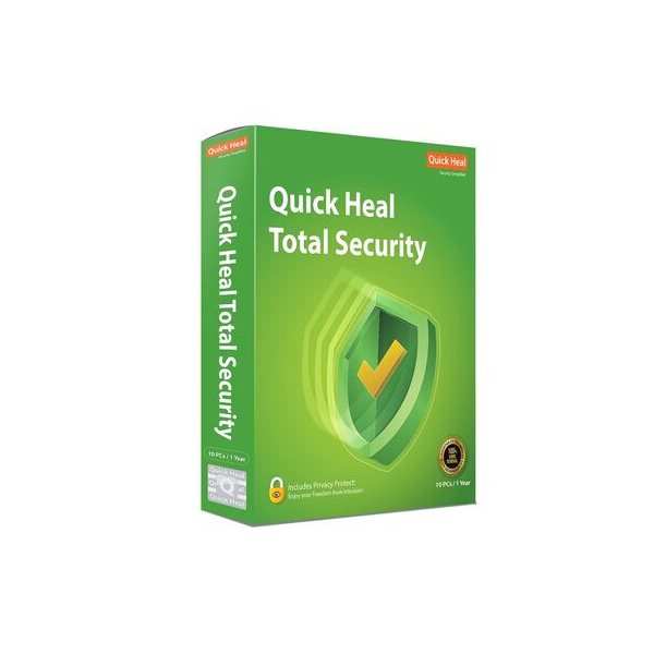 QH TS 1U-1Y Quick Heal Total Security 1 User 1 Year | Digital License | Antivirus Software | Subscription | Get It Instantly by Email - Image 1