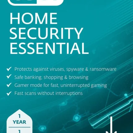 ESET Home Security Essential 1 Users | 1 Year Windows | macOS | Android Instant Email Delivery