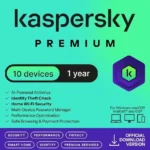 Kaspersky Premium – Total Security (Ultimate Security) – 10 Devices, 1 Years | Get It Instantly by Email
